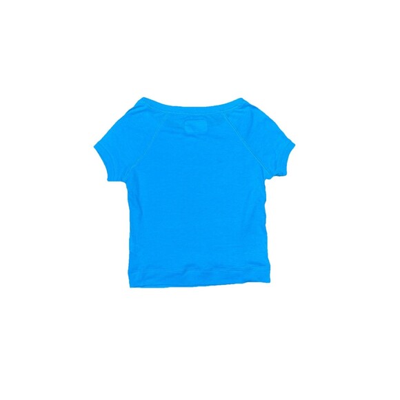 Y2K Aeropostale Light Blue Tee with Kangaroo Pocket Size Medium GUC Vintage - Picture 8 of 8